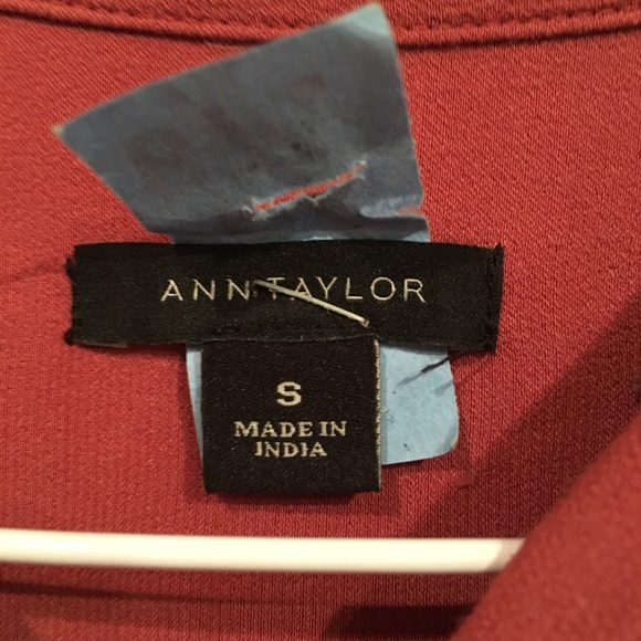 Ann Taylor | Peach Midi Long Sleeve Shirt Dress SM - Picture 4 of 7